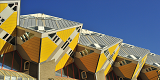 Cube houses known as Kubuswoningen in Rotterdam in the Netherlands